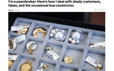 Business Insider: I’m a pawnbroker. Here’s how I deal with shady customers, fakes, and the occasional boa constrictor